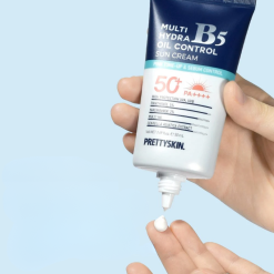 Kem Chống Nắng B5 PrettySkin 50ml Màu Xanh Dương Đậm - Hỗ Trợ Chống Nắng Dưỡng Sáng Cải Thiện Lão Hóa Da - 8800248332916