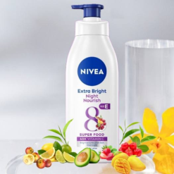 Sữa Dưỡng Thể Nivea Ban Đêm 350ml - Hỗ Trợ Cấp Ẩm Dưỡng Sáng Da - 4005808355754