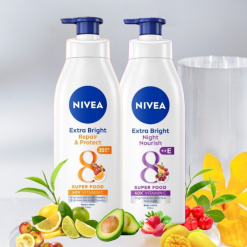 Sữa Dưỡng Thể Nivea Ban Đêm 350ml - Hỗ Trợ Cấp Ẩm Dưỡng Sáng Da - 4005808355754