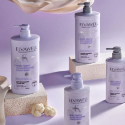 Combo Dầu Gội Xã Elvawell Màu Tím 500ml Hỗ Trợ Nuôi Dưỡng Tóc Suôn Mượt Và Phục Hồi Tóc - Tặng Gói Test Mini - CBELVAWELTIM