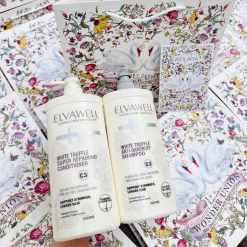 Combo Dầu Gội Xã Elvawell Màu Trắng 500ml Hỗ Trợ Nuôi Dưỡng Tóc Suôn Mượt Và Giảm Gàu - Tặng Gói Test Mini - CBELVAWELLTRANG