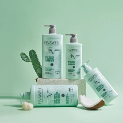 Combo Dầu Gội Xả Elvawell Màu Xanh Nấm Truffle 1000ml Hỗ Trợ Tóc Sạch Dầu Bết - ELVAWELLXANH