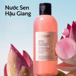 Nước Sen Hậu Giang Toner Cocoon 310ml Dành Cho Da Nhạy Cảm - Hỗ Trợ Cấp Ẩm Phục Hồi Da - 8936217700889