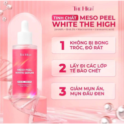 Tinh Chất Serum Meso Peel The High 50ml - Serum Hỗ Trợ Dưỡng Sáng Mờ Thâm Cải Thiện Lão Hóa Da - Serum The High Chính Hãng - SRTHEHIGH