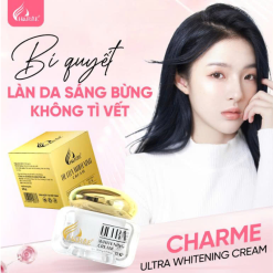 Combo Kem Face Charme Ultra Whitening 20g Và Serum Hydra Glow Charme 12ml Chính Hãng - 8936194698773