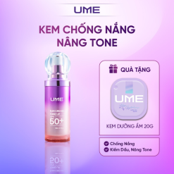 Kem Chống Nắng Ume 50g - Tặng Kèm Kem Dưỡng Ẩm 20g - KCNUME50G