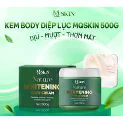 Kem Body Diệp Lục Mq Skin 500g - Kem Body Mqskin Nature Whitening Body Cream Chính Hãng - KBDLMQSKIN500G