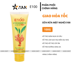 Sữa Rửa Mặt Nghệ E100 100g - 8935125812493