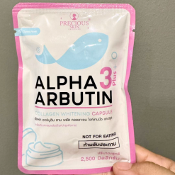 Viên Bột Kích Trắng Body Con Cá Alpha Arbutin 3 Plus+ Thái Lan Hỗ Trợ Chống Nắng - Túi 10 Viên - 8859690400346