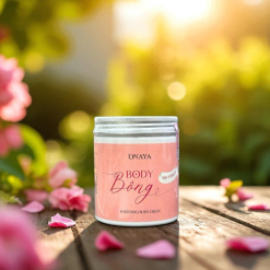 Kem Body Bông Onaya 240g - Whitening Body Cream Onaya - BODYBONG240G