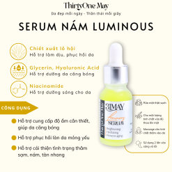 Combo Kem Nám 31may - Serum 31May Luminous 15ml Và Kem Face Nám 31May Radiant 16g - Mỹ Phẩm Thirty One May - CBDUONG31MAY