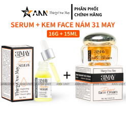 Combo Kem Nám 31may - Serum 31May Luminous 15ml Và Kem Face Nám 31May Radiant 16g - Mỹ Phẩm Thirty One May - CBDUONG31MAY