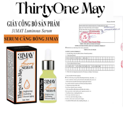 Combo Kem Nám 31may 16g & Serum Cang Bóng 31may Acnidrop 10ml & Sữa Rửa Mặt 31may Hydra Cleanser 100ml - Mỹ Phẩm Thirty One May - CB3NAM31MAY