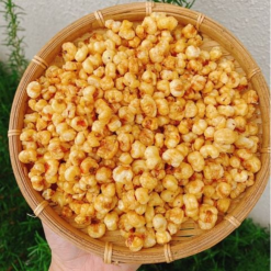 Bắp Sấy Tỏi Ớt Hộp 400g Thơm Ngon Hộp - BSTOH400G