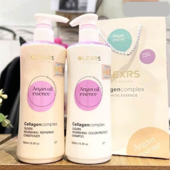 Combo Gội Xả Olexrs Argan Oil Essence Màu Tím 500ml - CBGXOMT