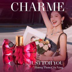 Nước Hoa Nữ Charme Just For You 30ml Hương Thơm Ngọt Ngào Tươi Mát - CHARMEJUSTFORYOU30ML