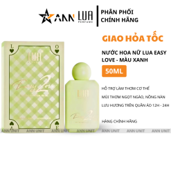 Nước Hoa Nữ Lua Easy Love 2 Màu Xanh 50ml - Hương Thơm Ngọt Ngào Nồng Nàn - 8936095373618