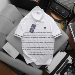 Áo Thun Nam Polo Cổ Bẻ Thêu Logo SRB Sọc Chữ (Có size 3x) - CS282