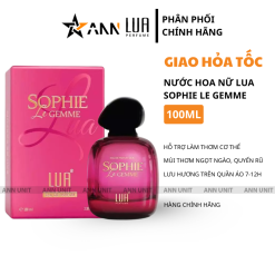 Nước Hoa Nữ Lua Sophie Le Gemme 100ml - Hương Thơm Ngọt Ngào Quyến Rũ - LUASOPHIELEGEMME100ML