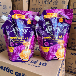 Combo 2 Túi Nước Giặt Xả Minmy Màu Tím Hoặc Hồng 2,2kg/Túi - NCGITXMINMY