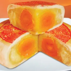 Bánh Pía Đậu Sầu Riêng Tân Huê Viên Màu Xanh Thơm Ngon 600g (150g x 4 cái) - 8936014315569