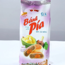 Bánh Pía Môn Sầu Riêng Tân Huê Viên Thơm Ngon 600g (150g x 4 cái) - 8936014315507