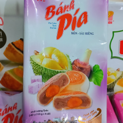 Bánh Pía Môn Sầu Riêng Tân Huê Viên Thơm Ngon 600g (150g x 4 cái) - 8936014315507