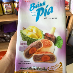 Bánh Pía Môn Sầu Riêng Tân Huê Viên Thơm Ngon 600g (150g x 4 cái) - 8936014315507