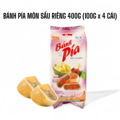 Bánh Pía Môn Sầu Riêng Tân Huê Viên Thơm Ngon 600g (150g x 4 cái) - 8936014315507