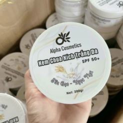 Kem Chua Kích Trắng Da Body Sữa Gạo Ngọc Trai Alpha Cosmetic 200g - Kem Cốt Trắng Da Body - KCKTAC200G