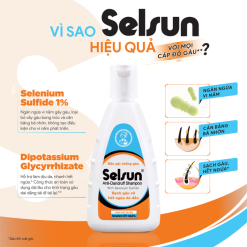 Dầu Gội Chống Gàu Selsun Anti-Dandruff 100ml - Dầu Gội Giảm Gàu Selsun - GOISELSUN100ML