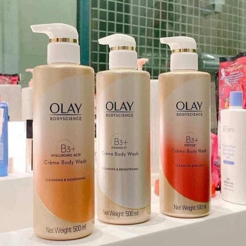 Sữa Tắm Dưỡng Sáng Da Olay B3+ Vitamin C Màu Đỏ 500ml Sữa Tắm Dưỡng Sáng Da Olay B3+ Vitamin C Màu Đỏ 500ml