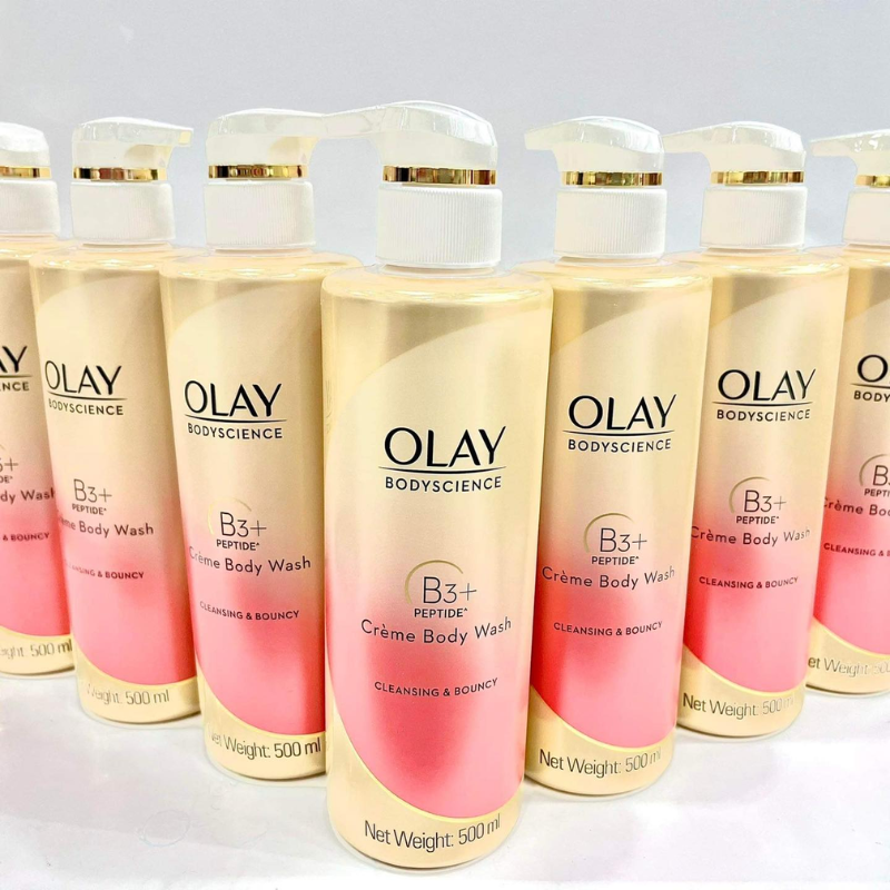 Sữa Tắm Dưỡng Sáng Da Olay B3+ Vitamin C Màu Đỏ 500ml Sữa Tắm Dưỡng Sáng Da Olay B3+ Vitamin C Màu Đỏ 500ml