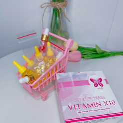 Set 1 Bộ 17 Sản Phẩm Kích Trắng Da Vitamin x10 Myo - KTMYOX10