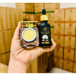 Combo Tái Tạo Ngọc Trai Đen Nn Luxury Serum 30ml & Kem Face 10g - CBTTNTDNN