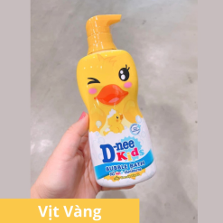 Sữa Tắm Gội Toàn Thân Cho Bé Dnee Kid Thái Lan Vịt Vàng 400ml - 8851989062310