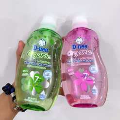 Sữa Tắm Gội Toàn Thân Cho Bé Sơ Sinh Dnee Organic Màu Xanh Lá 380ml - 8851989061849