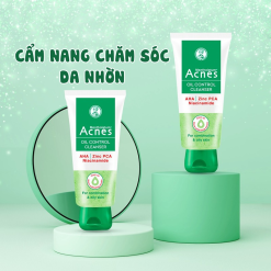 Sữa Rửa Mặt Mentholatum Acnes Oil Control Cleanser 100g - Sữa Rửa Mặt Acnes Dành Cho Da Dầu Nhờn - 8935006533837