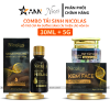 Combo Tái Sinh Nicolas - Serum Peeling 30ml & Kem Face Men Tảo Xanh Collagen 5g - 8938549741158