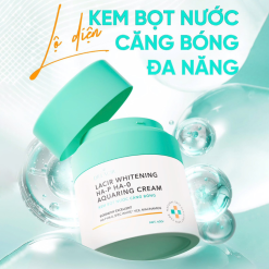 Kem Bọt Nước Căng Bóng Dr Lacir Whitening Ha-p Ha-o Aquaring Cream Ban Đêm 40g - 8938562021121