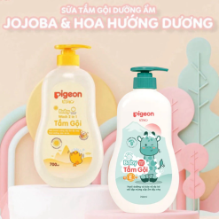 Sữa Tắm Gội Toàn Thân Cho Bé Hương Jojoba Pigeon 700ml - 8935103705182