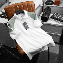 Áo Thun Polo Nam Phối Màu Ở Tay Áo BigSize Từ 50-90kg - CS290