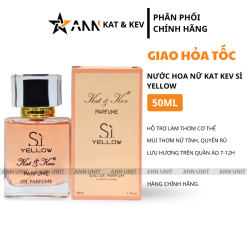 Nước Hoa Nữ Kat Kev Parfume Sì Yellow 50ml - Hương Thơm Nữ Tính Quyến Rũ - KKSY50ML