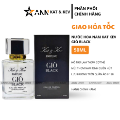 Nước Hoa Nam Kat Kev Parfume Giò Black 50ml - Hương Thơm Nam Tính Cuốn Hút - KKGIO50ML