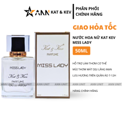Nước Hoa Nữ Kat Kev Parfume Mis Lady 50ml - Hương Thơm Mát Dịu Lãng Mạn - KKMISLADY50ML