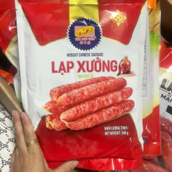 Lạp Xưởng Mai Quế Lộ Tân Huê Viên 500g - Lạp Xưởng Nạc Không Tiêu - LXMQLTHV500G