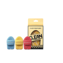 Hộp 3 Miếng Bông Mút Rửa Mặt Bọt Biển Clean Easy To Clean Amortals (Có Chữ) - 6976416415452