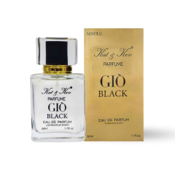 Nước Hoa Nam Kat Kev Parfume Giò Black 50ml - Mùi Thơm Nam Tính Cuốn Hút