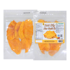 Xoài Sấy Dẻo Muối Ớt 100g Thơm Ngon Túi Zip - 8936208932756