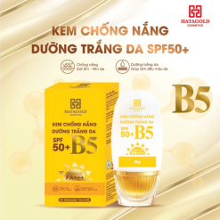 Kem Chống Nắng Dưỡng Sáng Da Spf 50+ B5 Uva/Uvb Pa+++ Hatagold 50g - 8936061332106